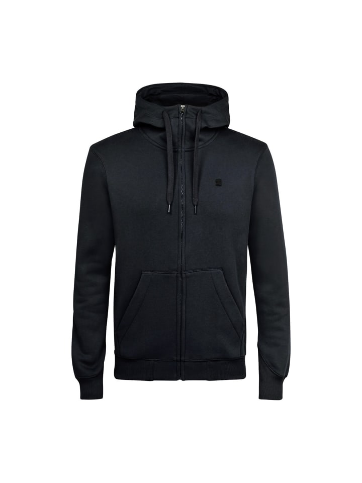 Sweatjacke in Schwarz