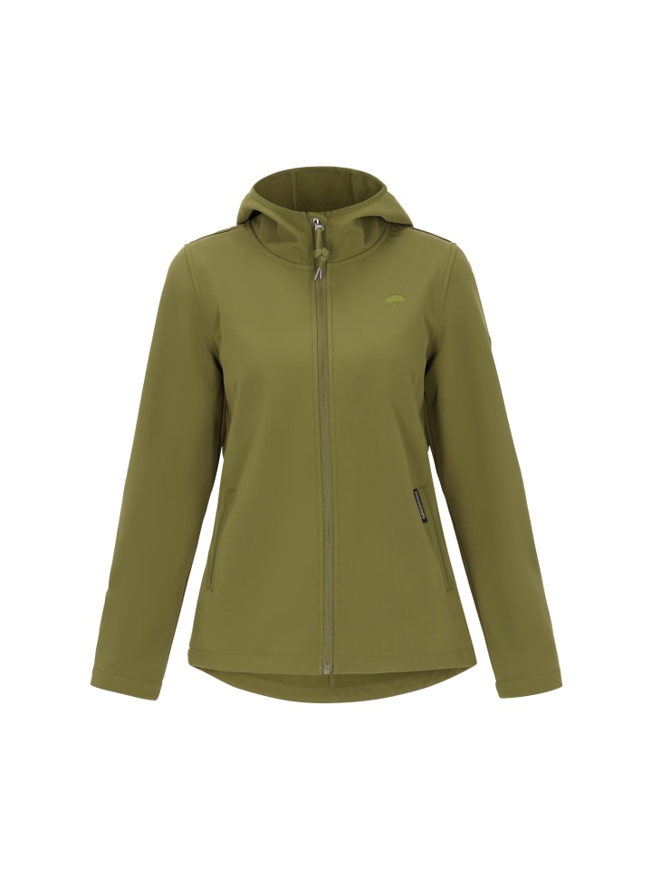 Women Softshell Jacket in olive
