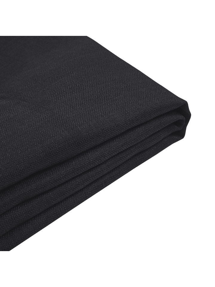 Bettrahmenbezug FITOU in Schwarz - (W) 130 x (H) 75 x (L) 214 cm