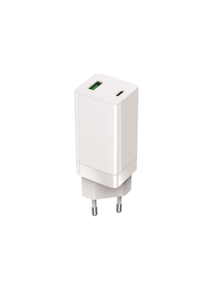 Setty GAN Wandladegerät PD+QC USB + USB-C 65W LSI-02 weiß JO