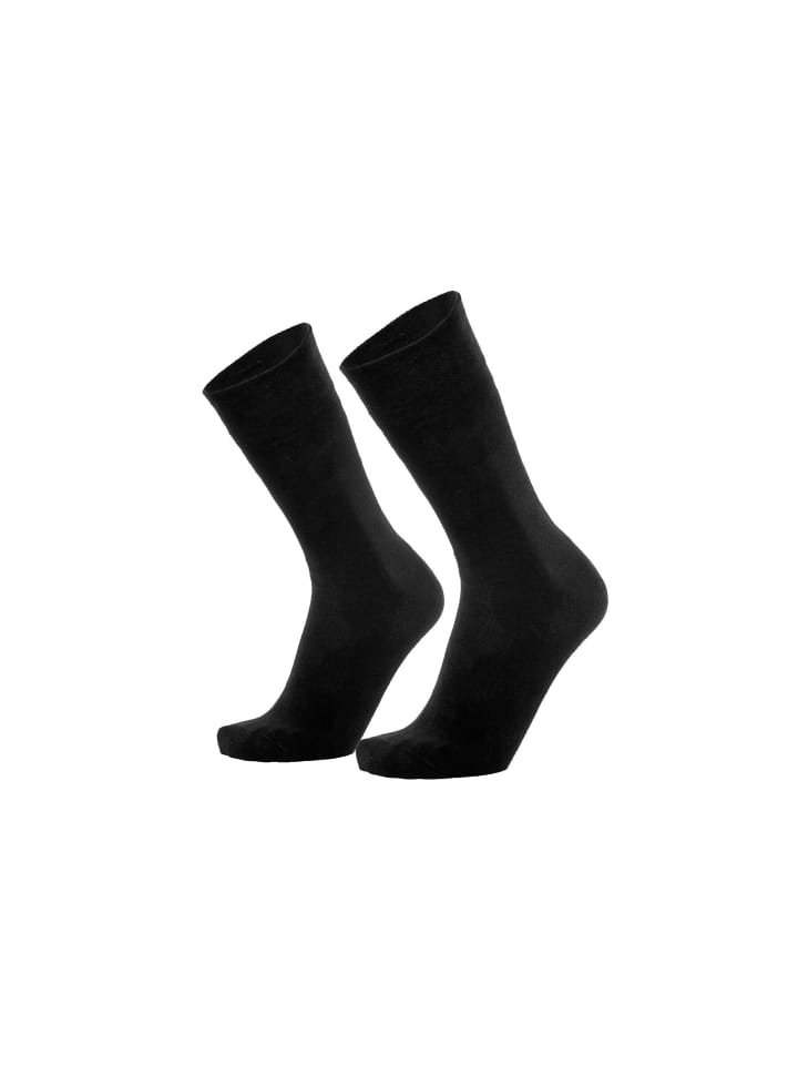 Herrensocken Größe 43-46 - atmungsaktiv & hautfreundlich in Schwarz