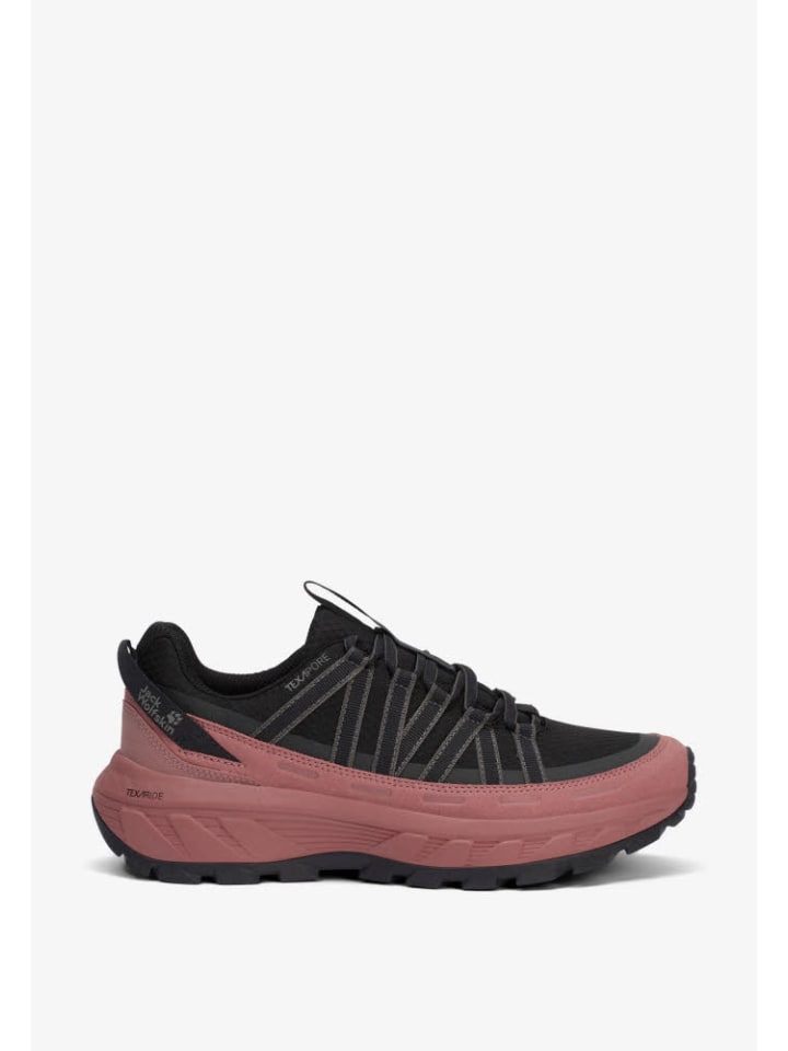 Trekkingschuhe low in schwarz