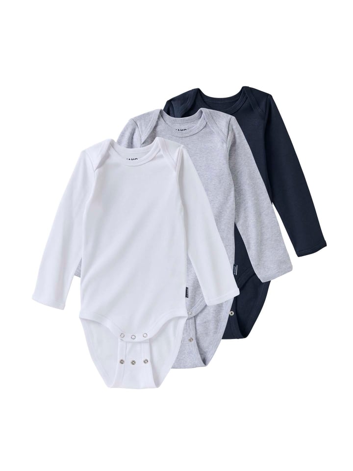 Langarm -Body 3er Pack