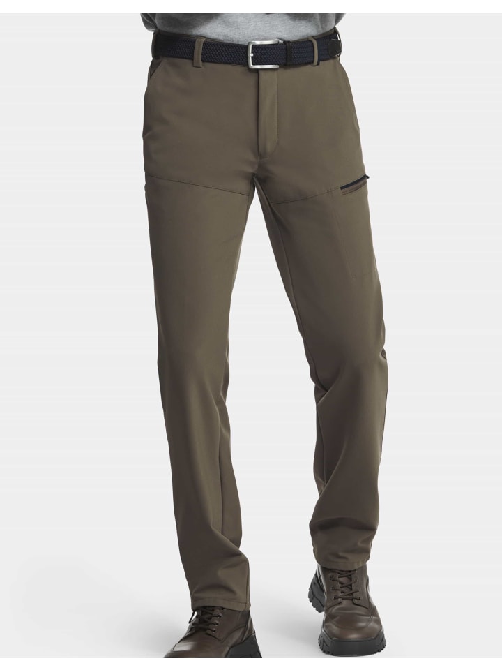 Chino-Hose Skye in taupe