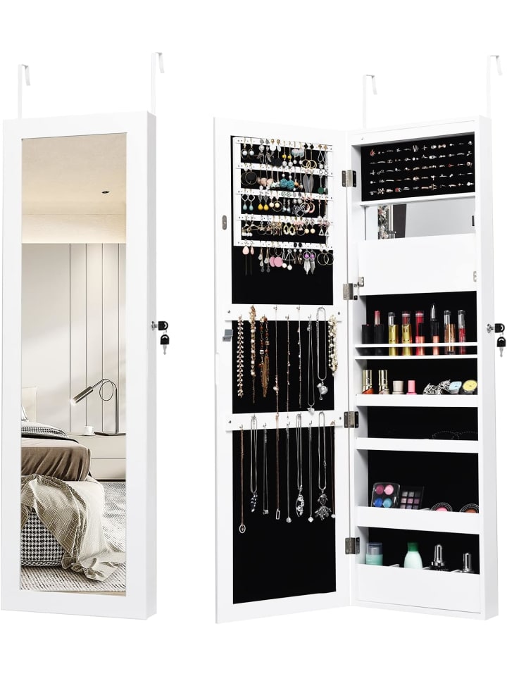 Schmuckschrank in Weiß