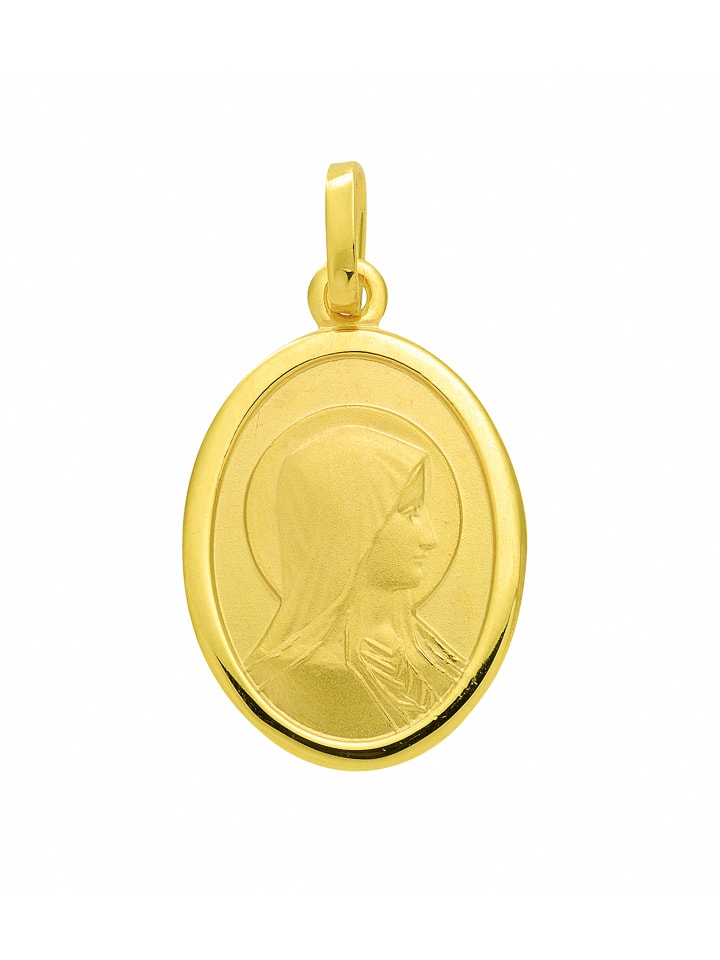 Damen 333 Gold Anhänger Madonna in gold