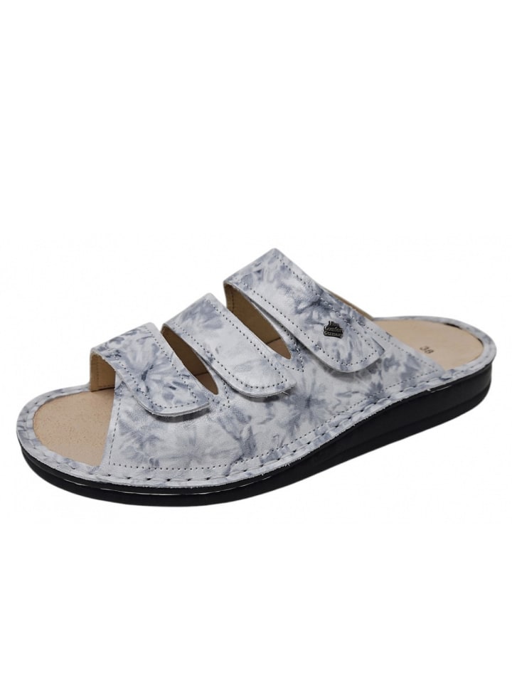 Pantolette Korfu in Grau