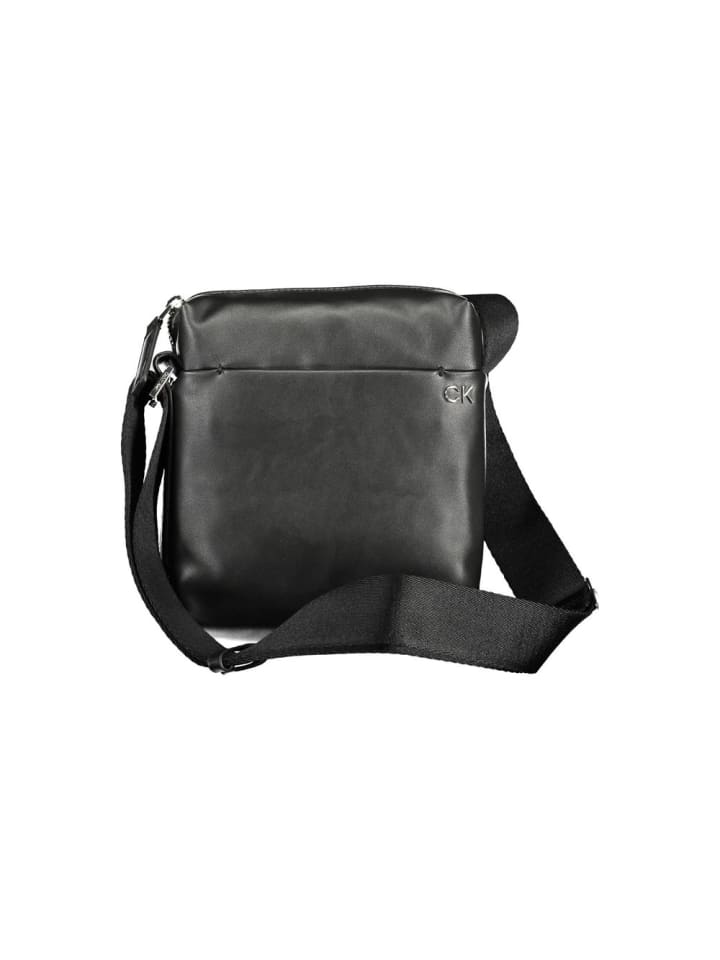 Schwarz Polyester Herren Schulter Tasche
