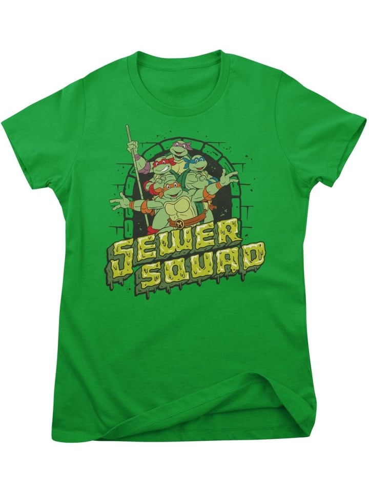 Shirt "Sewer Squad Girly Tee" in Grün