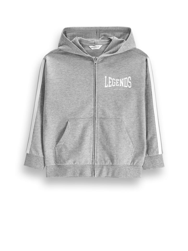 Reißverschlussjacke in grau