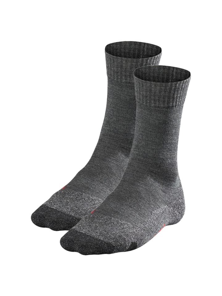 Socken 2er Pack in Anthrazit