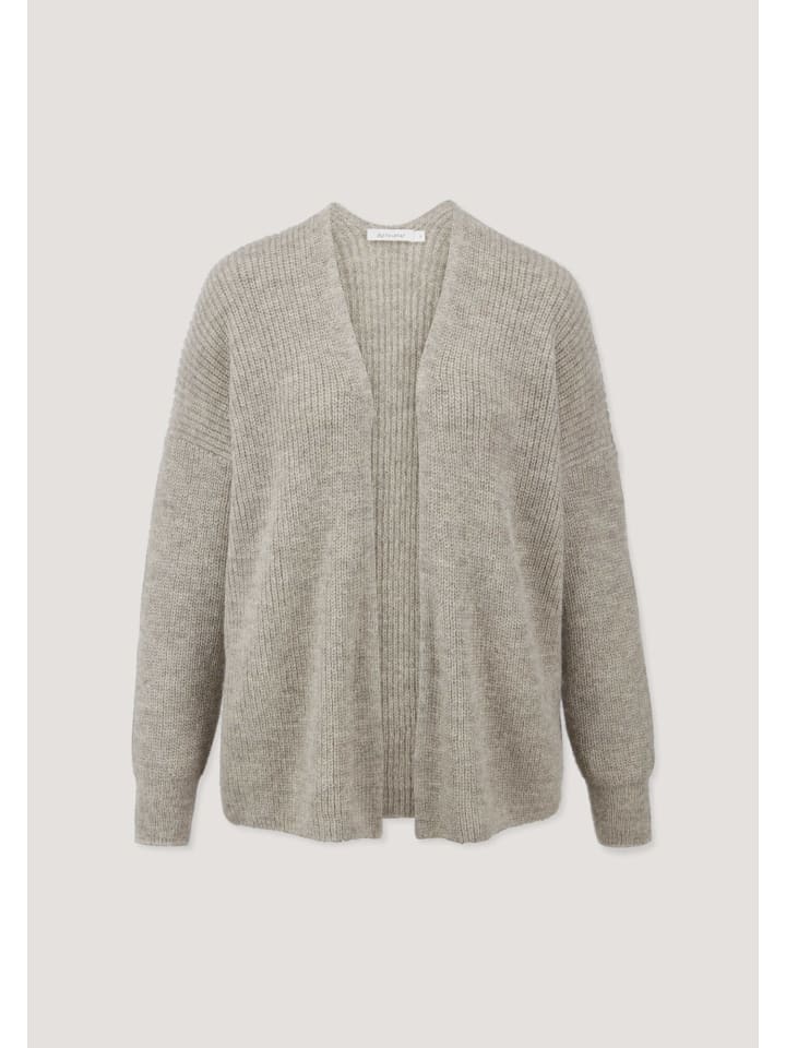 Strickjacke in naturgrau
