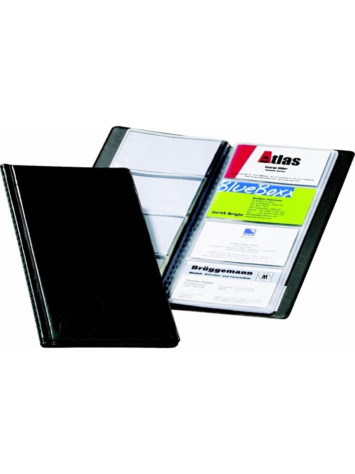 Visitenkartenbuch Visifix 253x115mm schwarz