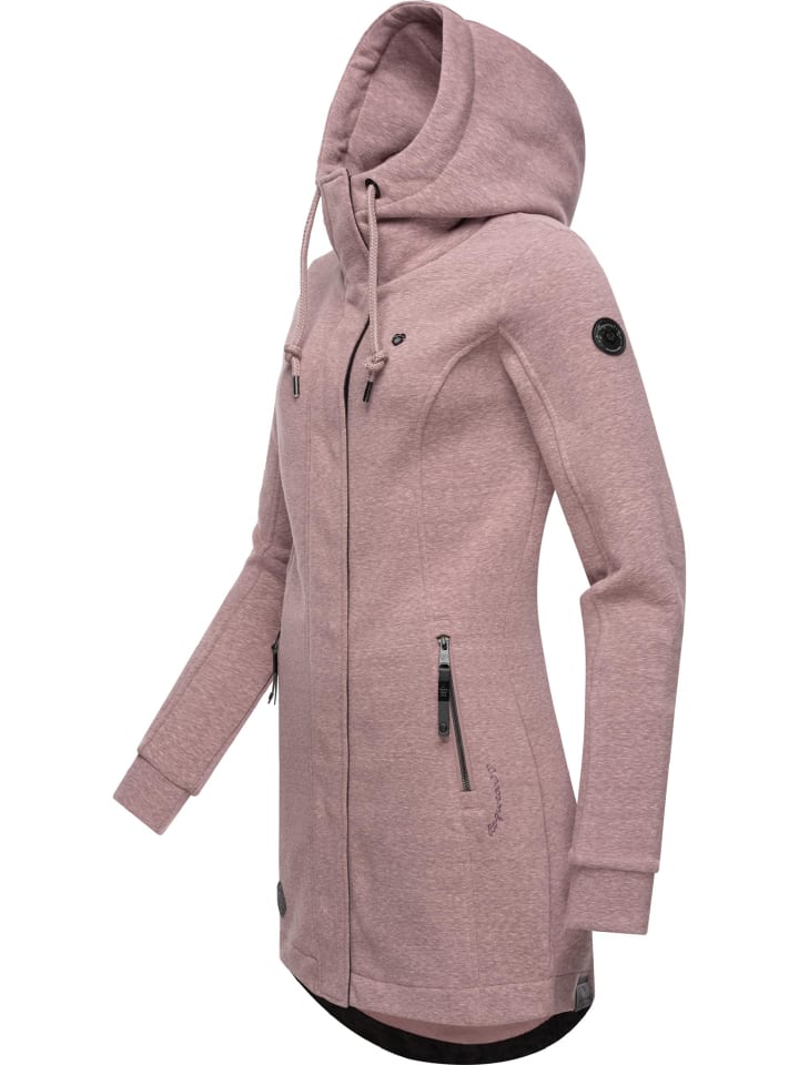 Womens Coats Ragwear Letty Mantel Damen Sweatmantel Kapuzenjacke