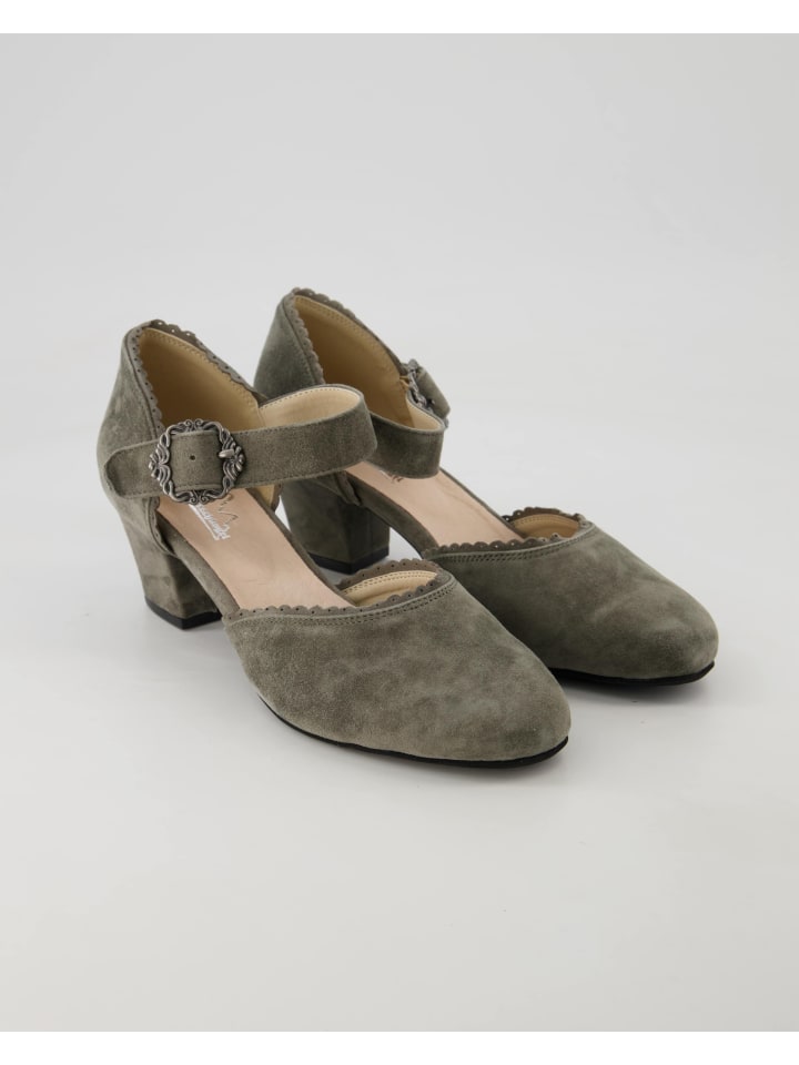 Trachtenschuhe in Grau