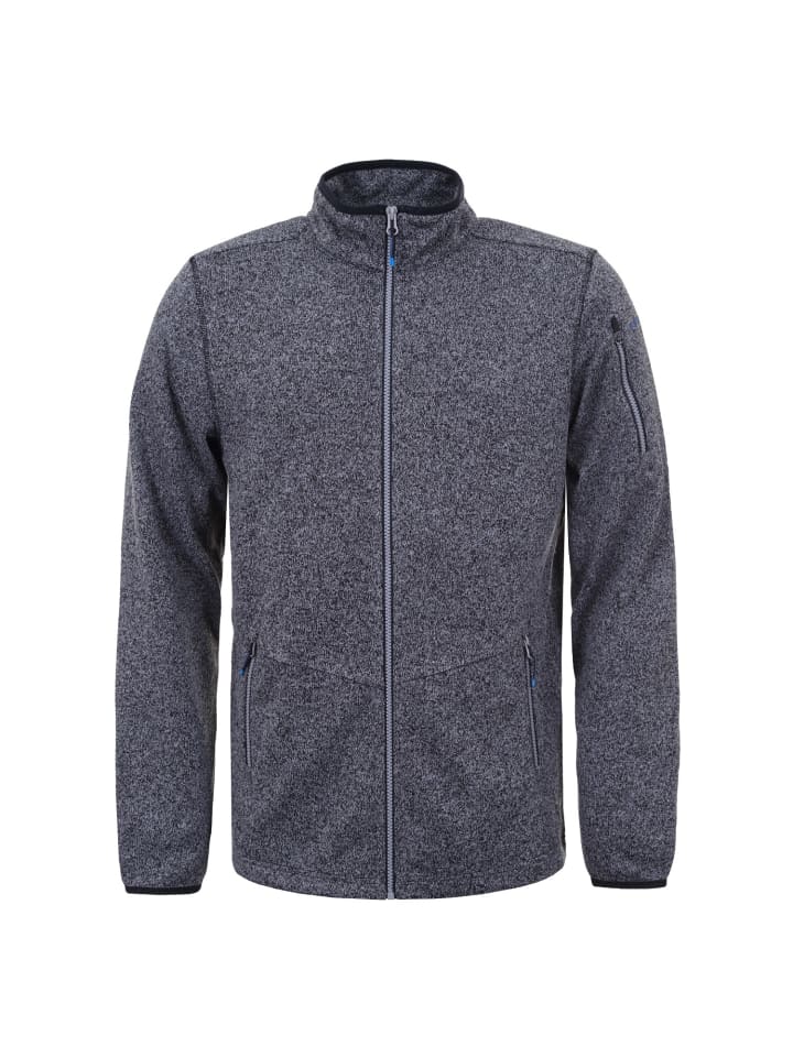 Strickfleecejacke Bonanza in grau