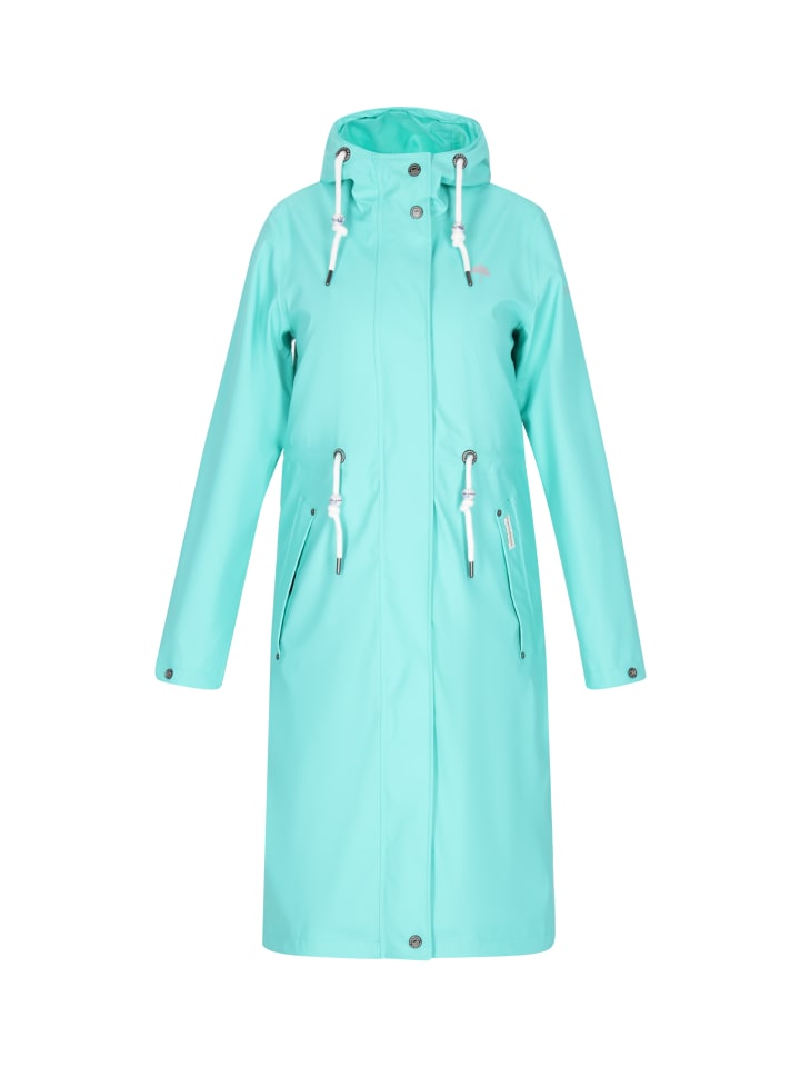 Women Coat in Turquoise