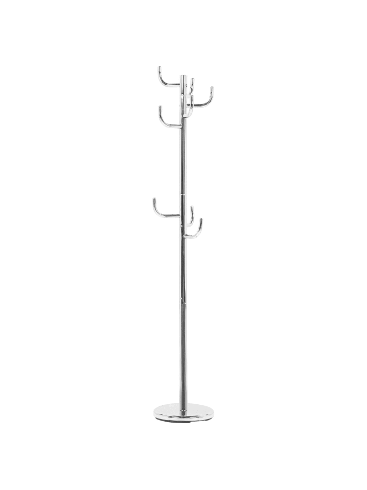 Kleiderständer TRENTON in Silber - (W) 30 x (H) 175 x (L) 30 cm