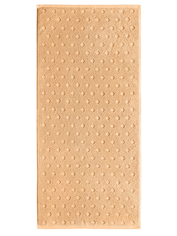 Frottier Duschtuch Baden-Baden in apricot