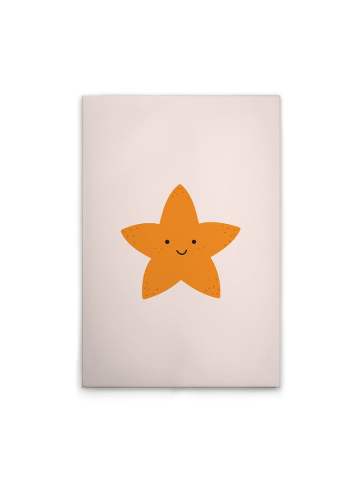 Leinwandbild Canvas Simple Star Beige