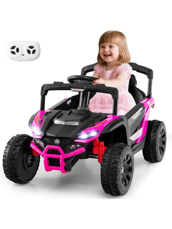 12V Elektroauto Kinder in Rosa