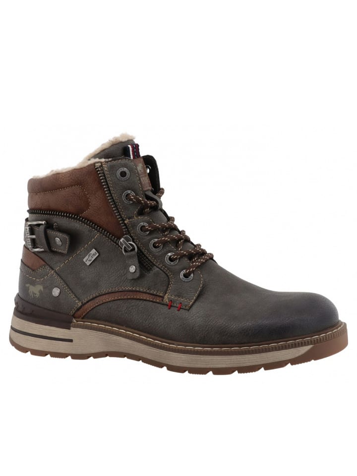 Schnürstiefel  in Grau
