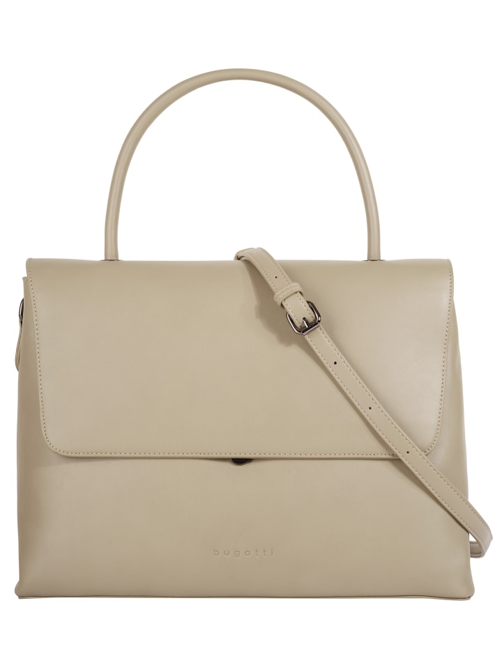 Handtasche ILVA Kunstfaser in beige