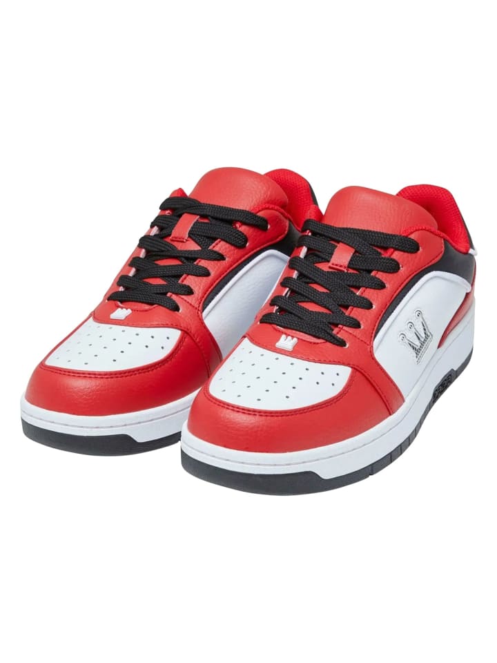 Supreme Court Sneaker mit Skater Retro-Look in Rot