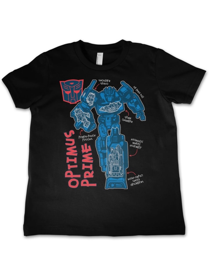 Shirt "Transformers Optimus Prime Kids Tee" in Schwarz