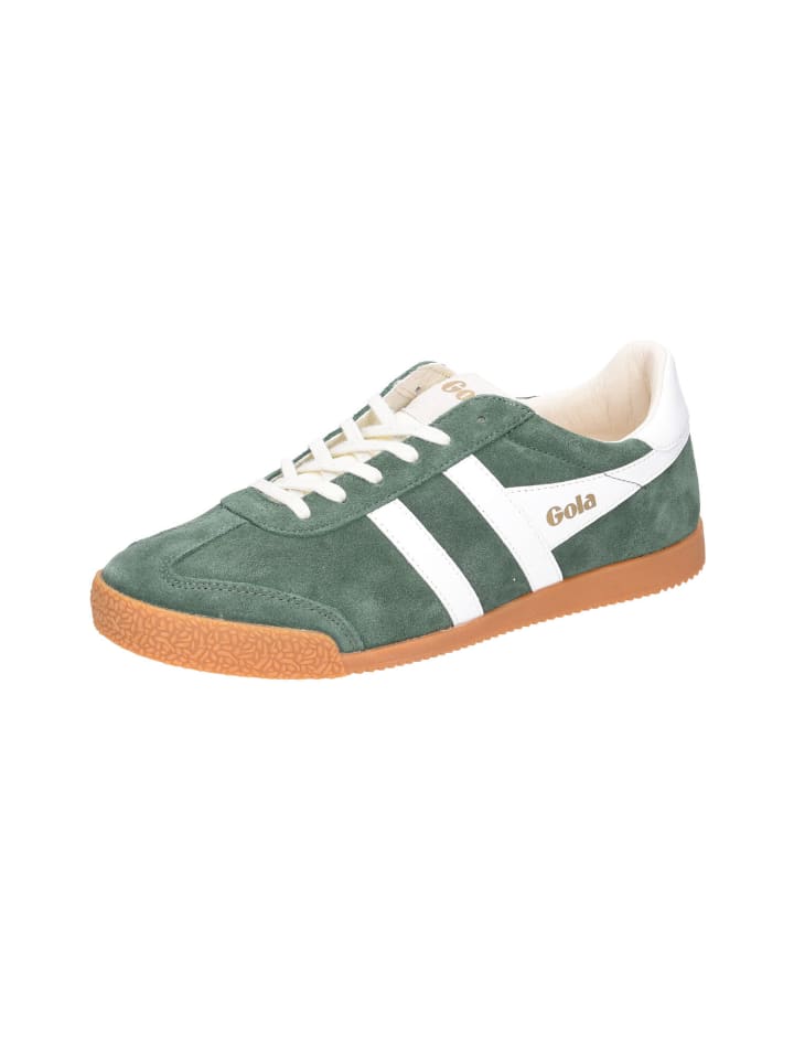 Sportlicher Schnürschuh in grün