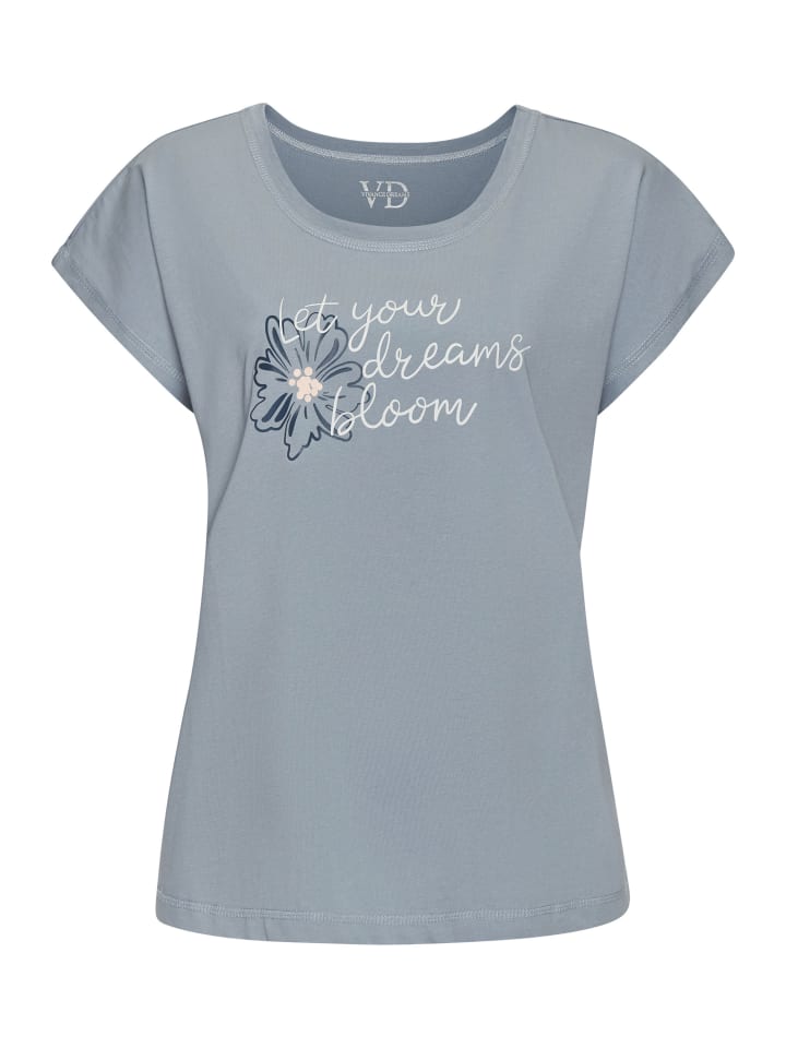 Pyjamaoberteil in graublau