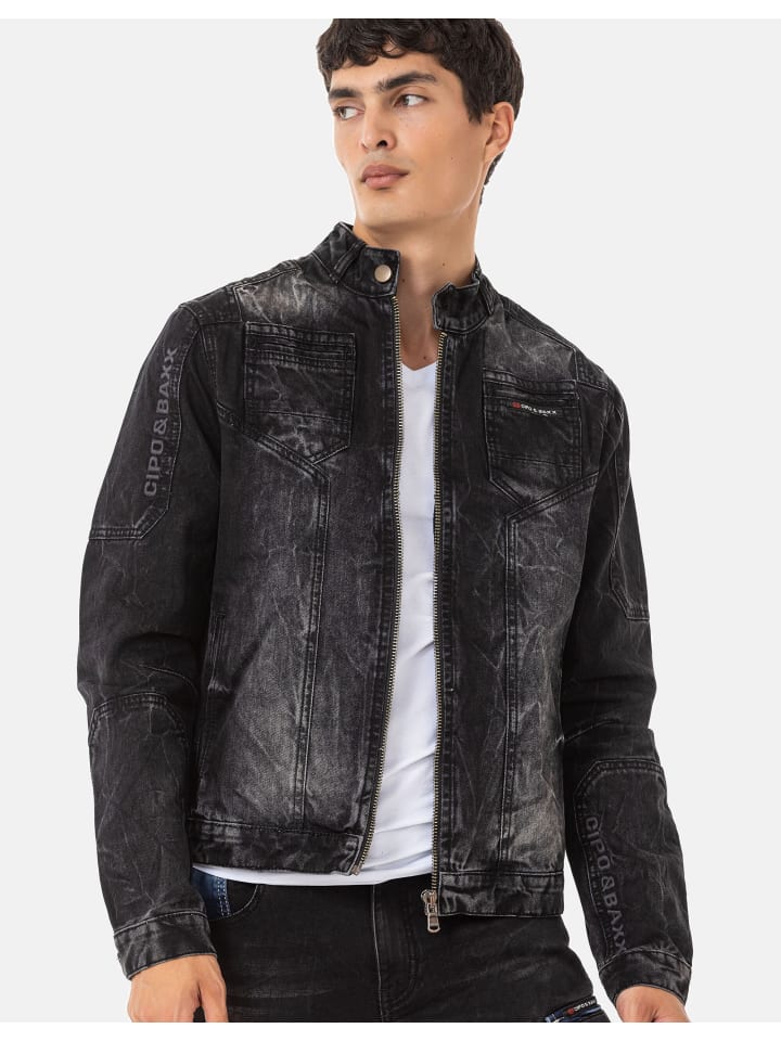 Bikerjacke CJ299 in BLACK