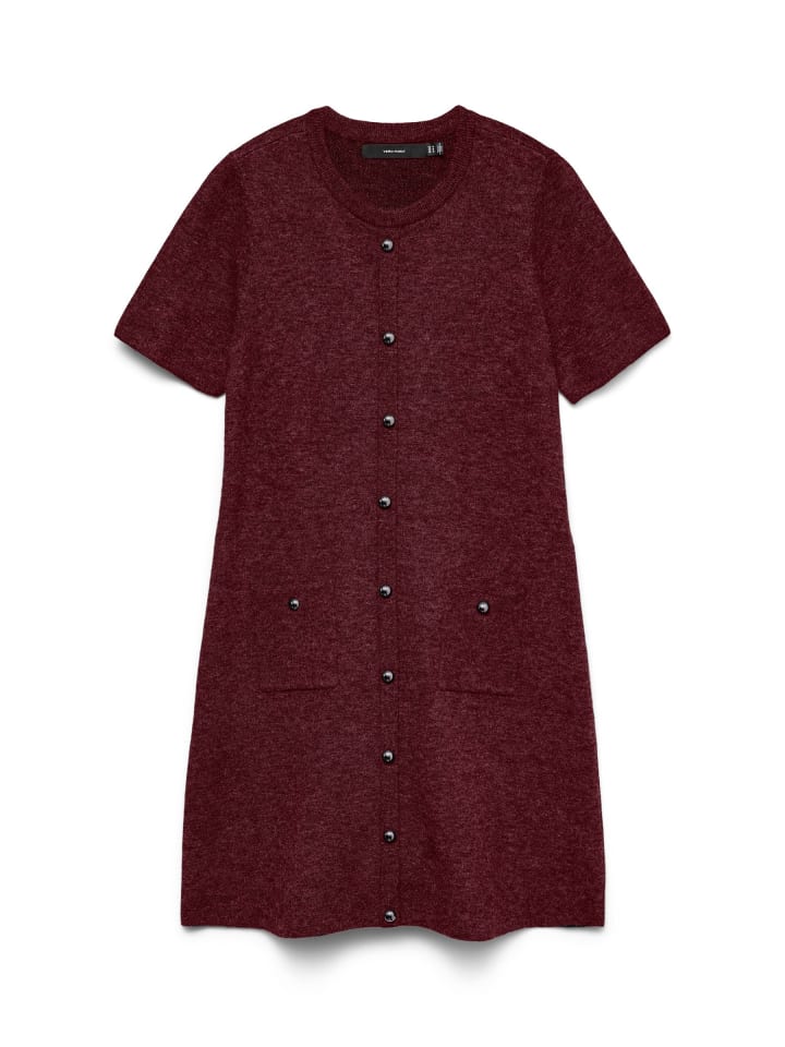 Strickkleid in Tawny Port