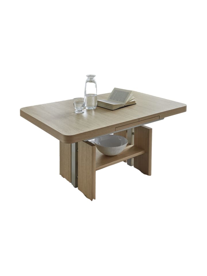 FUNKTIONSTISCH Candie höhenverstellbar ausziehbar 110x70x56 Eiche