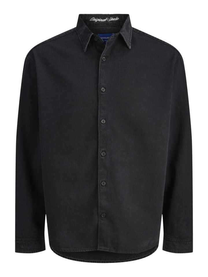 Hemd JORNORREBRO DENIM SHIRT in Schwarz