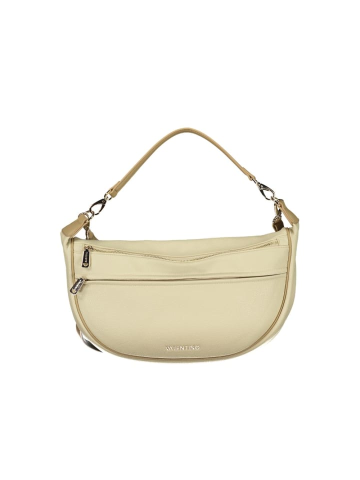 Beige Damen Tasche aus Polyurethan