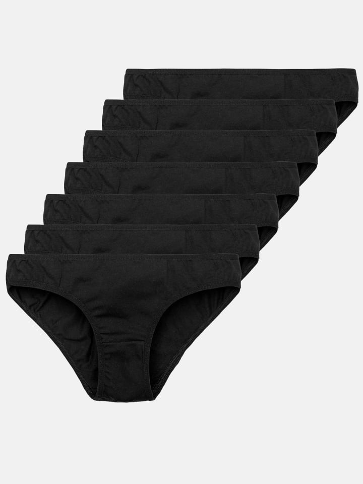 Slip 7er Pack "F900" in Schwarz