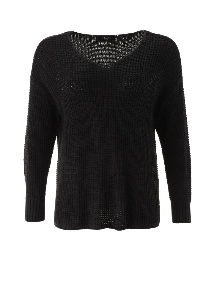Strickpullover in schwarz