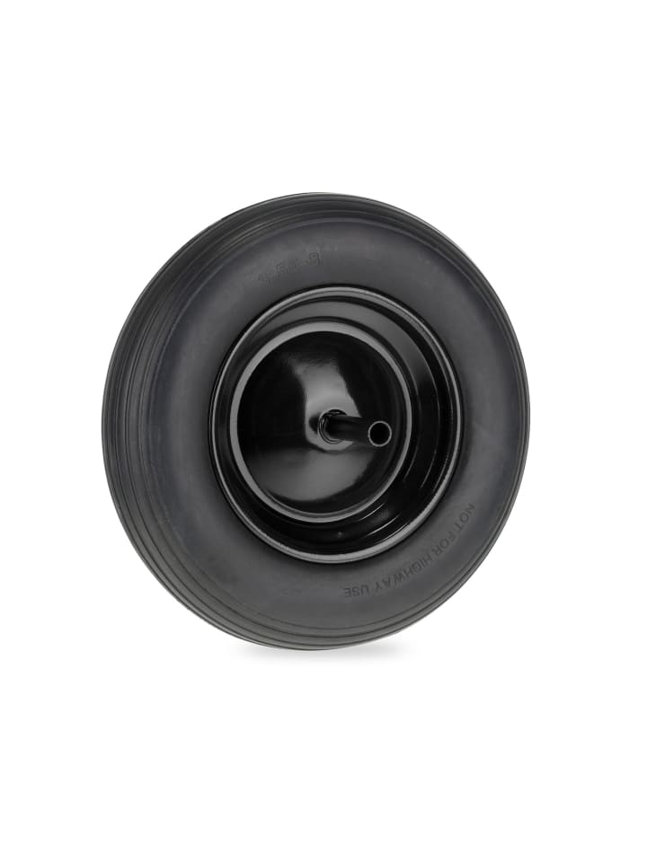 Schubkarrenrad in Schwarz - 3.50-8