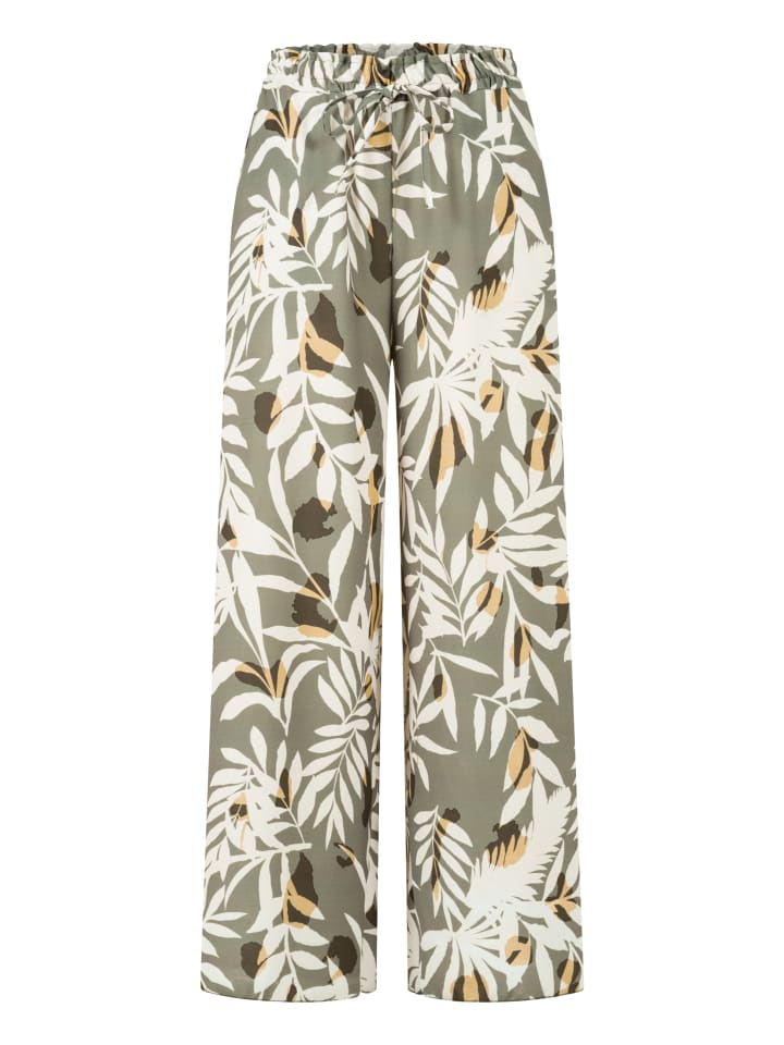 Culott in green/beige
