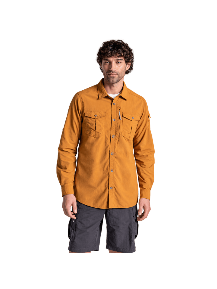 Hemd NosiLife Adventure LS II in orange