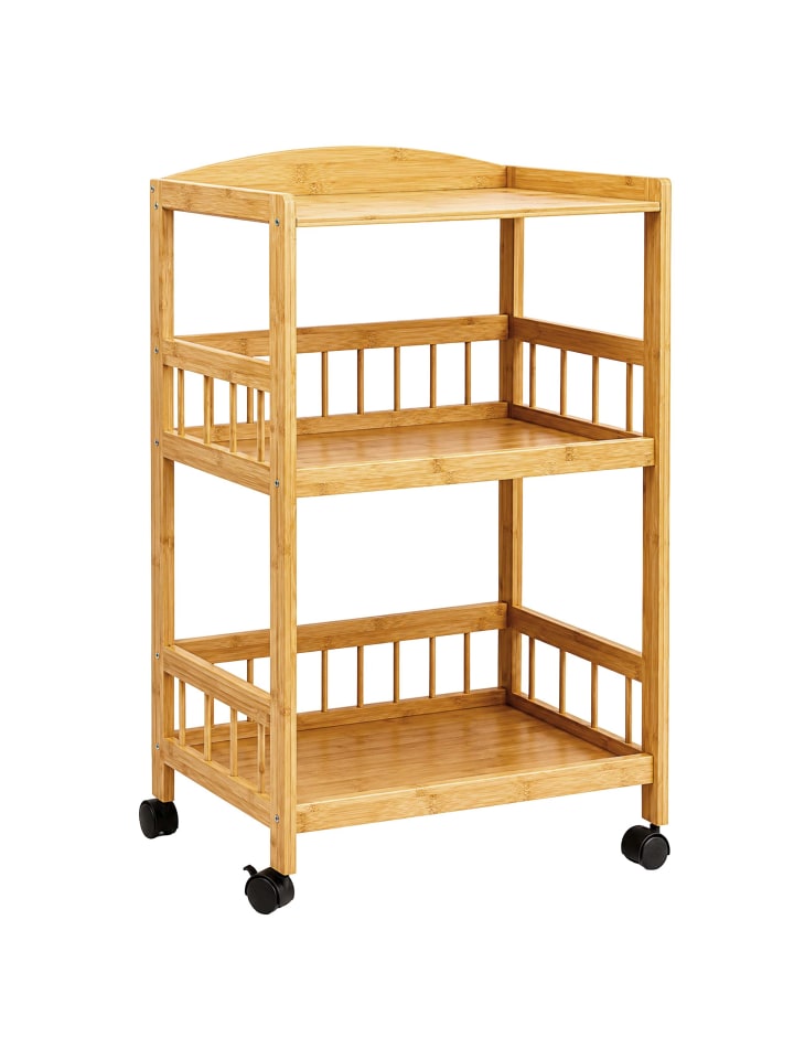 Servierwagen in Natur - (B)53 x (H)80 x (T)30 cm
