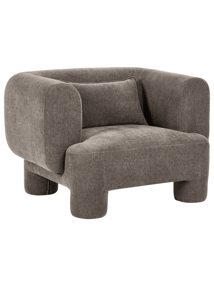 Sessel HOGBO in Braun - (W) 110 x (H) 73 x (L) 93 cm