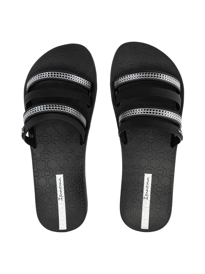 Mesh Slide II Fem in Schwarz