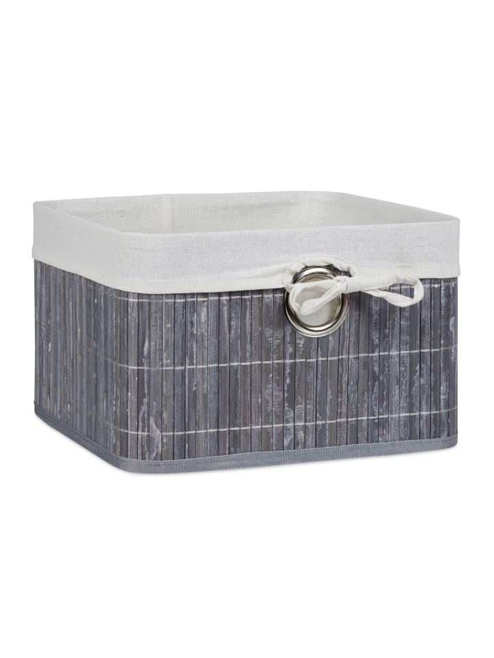 Aufbewahrungskorb in Grau - (B)31 x (H)20 x (T)31 cm