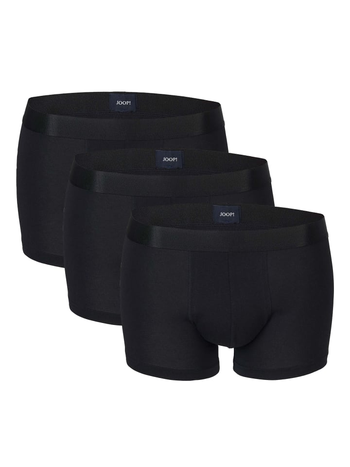 Boxershort 3er Pack in Schwarz