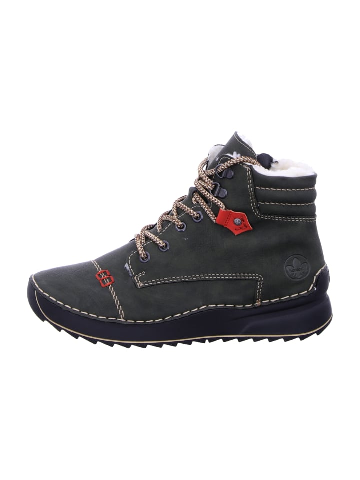 Komfort Stiefeletten in Grün