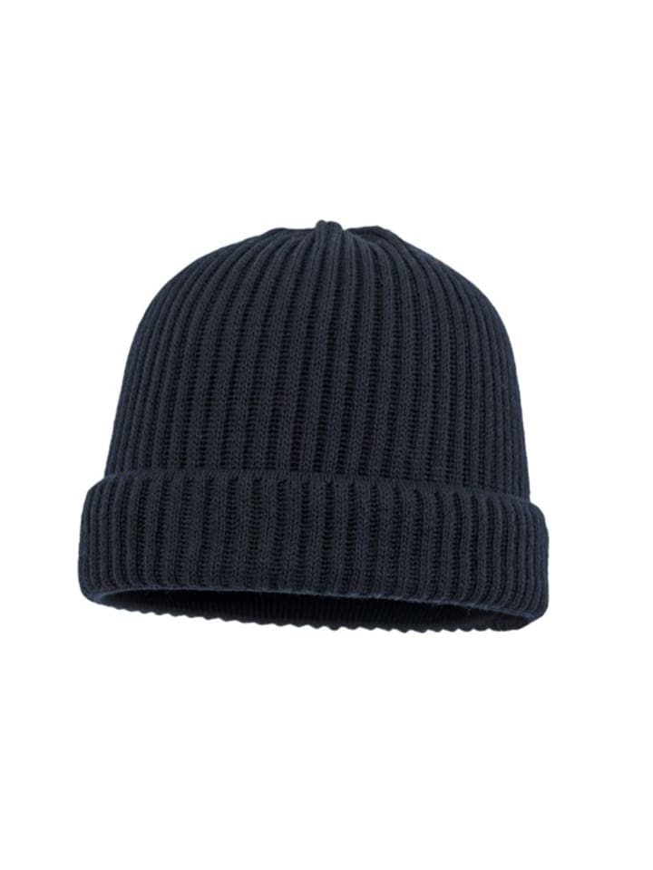 Strickmütze in blau