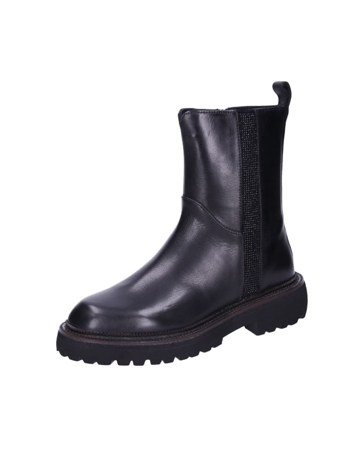 Stiefelette in schwarz