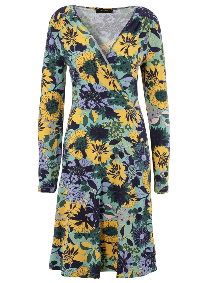 Jerseykleid in bunt